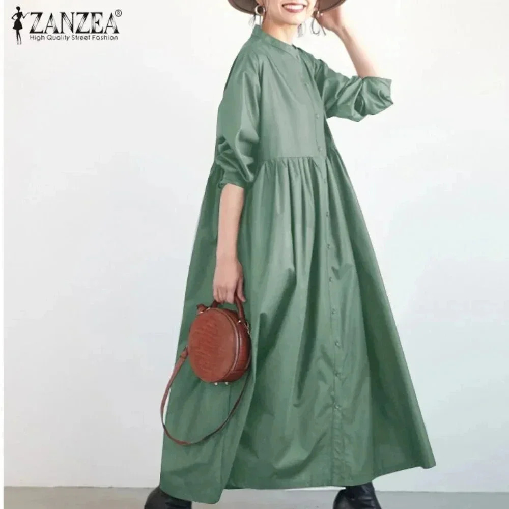 Zanzen Dress Nwt Botton Down